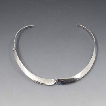 Mexico silver collar necklace